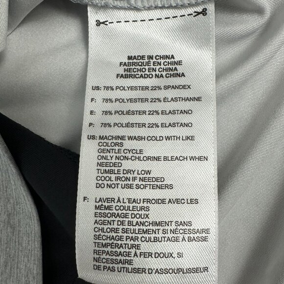 Prince Womens Athletic Skort With Built-In Shorts Medium Gray Polyester/Spandex - Picture 6 of 6